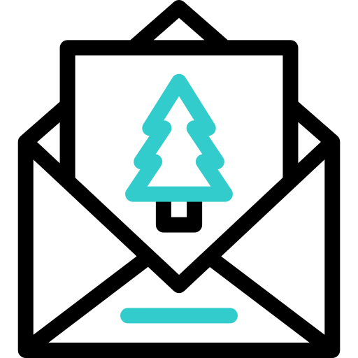 tarjeta de navidad icono gratis