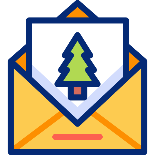 tarjeta de navidad icono gratis