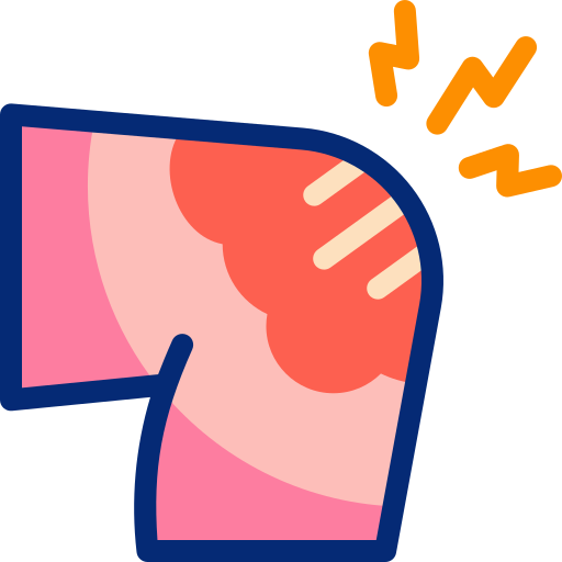 Knee pain free icon Knee pain free icon