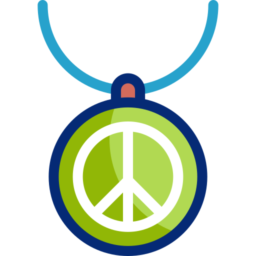 collar de la paz icono gratis