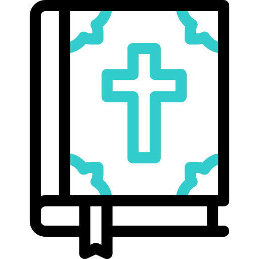 cruz de libro icono gratis