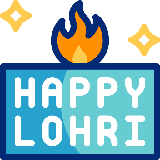feliz lohri icono gratis