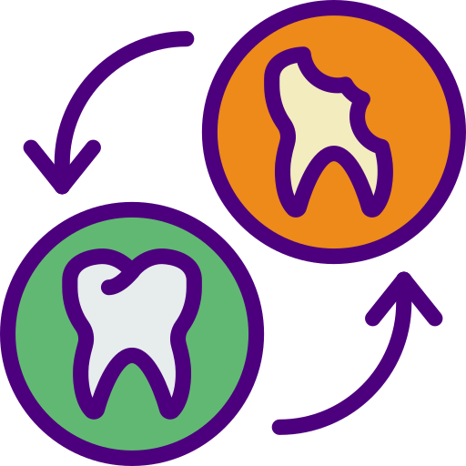 Dente grátis ícone Dente grátis ícone