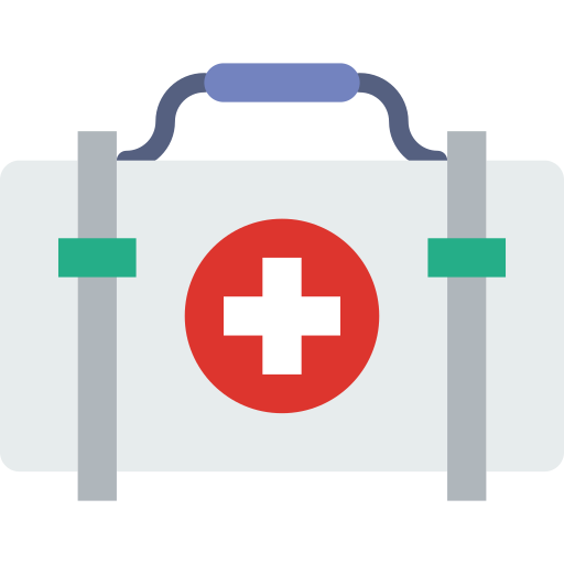 Kit de primeiros socorros grátis ícone Kit de primeiros socorros grátis ícone