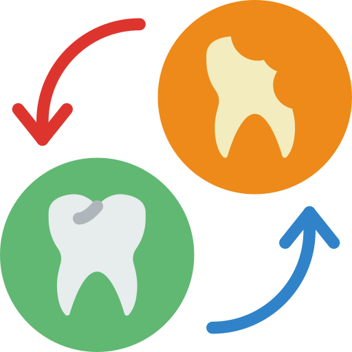 Dente grátis ícone Dente grátis ícone