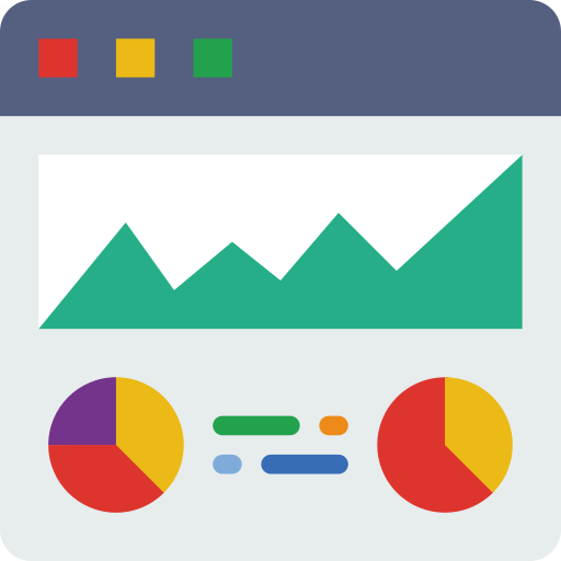 Web analytics icono gratis