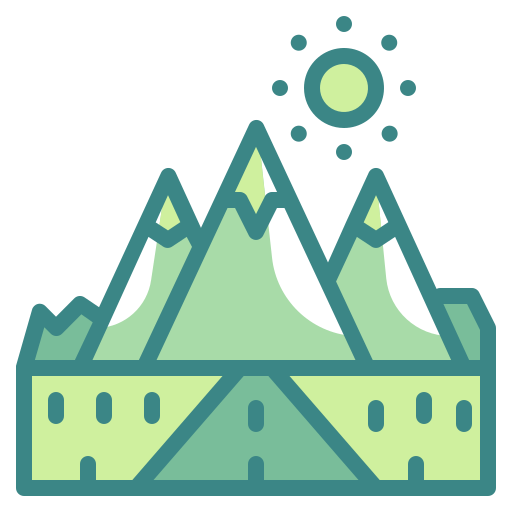 Mountain Wanicon Two Tone icon