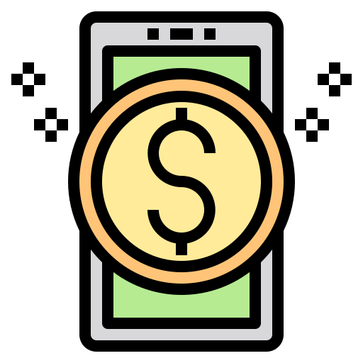 Banca online icono gratis