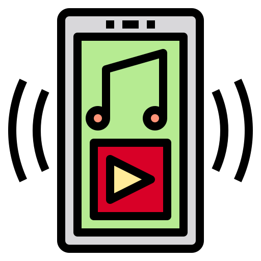 Reproductor de música icono gratis