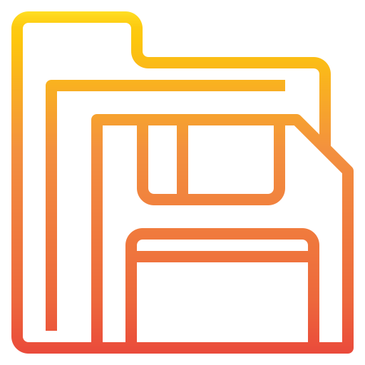 Floppy Disk Catkuro Gradient Icon