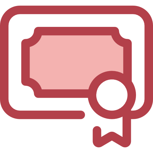 certificado icono gratis