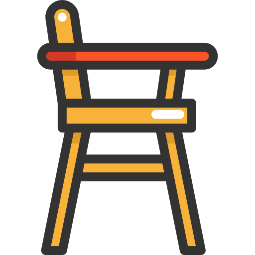 High chair Free furniture and household icons