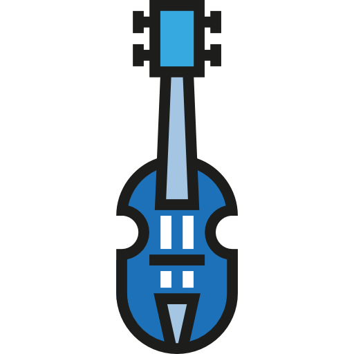 violín icono gratis