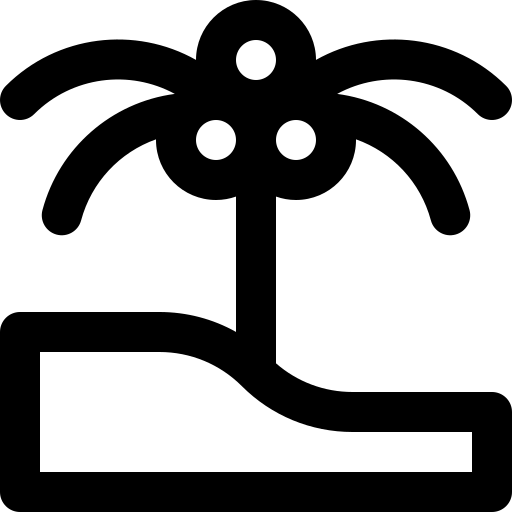Palm tree free icon