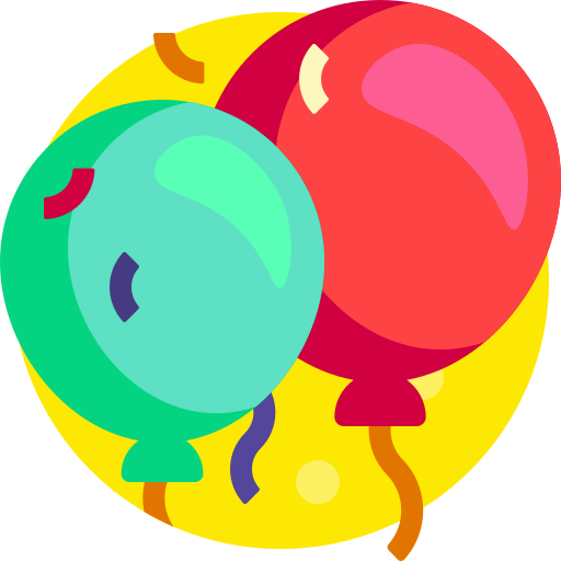 Globos icono gratis