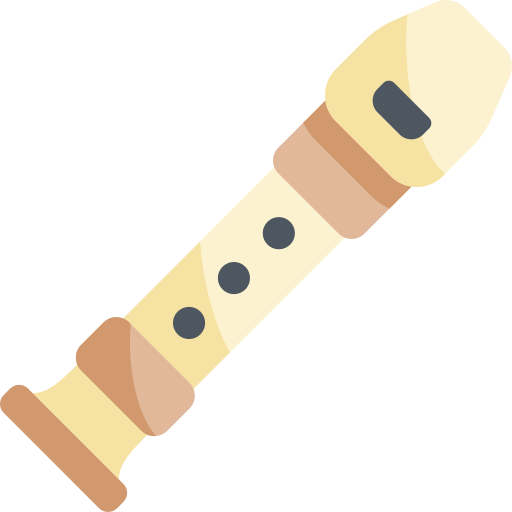 Flute Kawaii Flat icon