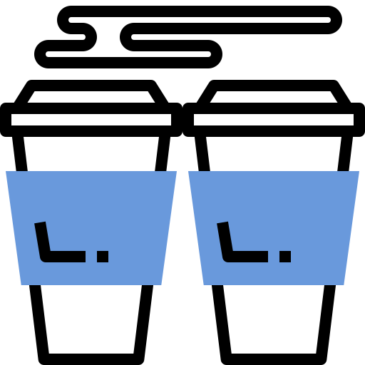 Café caliente icono gratis