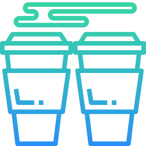 Café caliente icono gratis