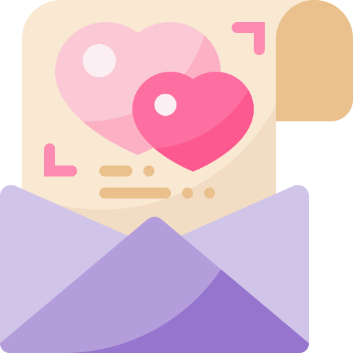 lettre d'amour Icône gratuit lettre d'amour Icône gratuit