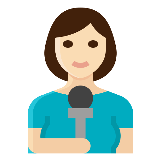 Reportero icono gratis