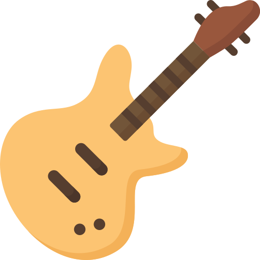 Guitarra baja icono gratis