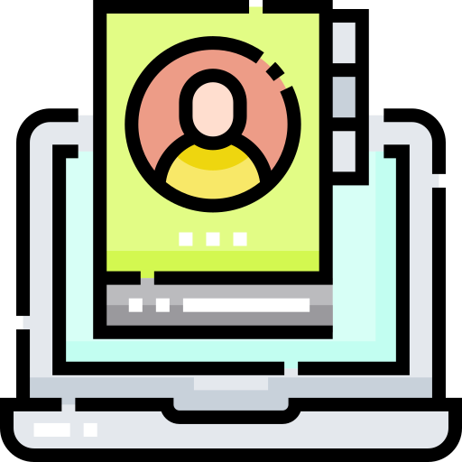 Contacto icono gratis