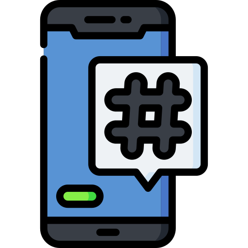 hashtag kostenlos Icon
