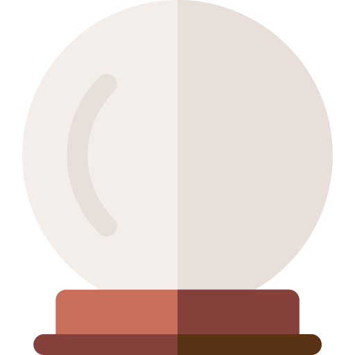 Crystal ball Basic Rounded Flat icon