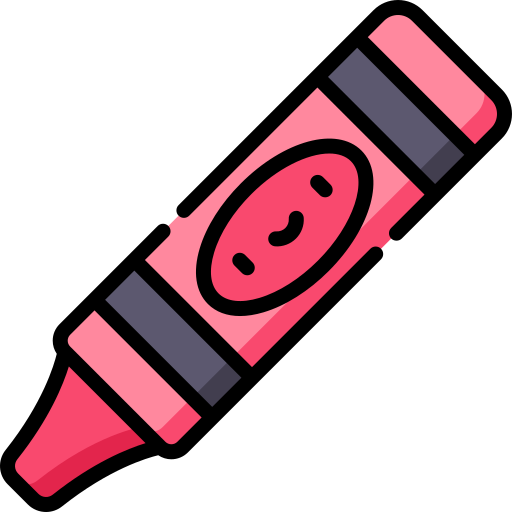 Crayon Kawaii Flat icon