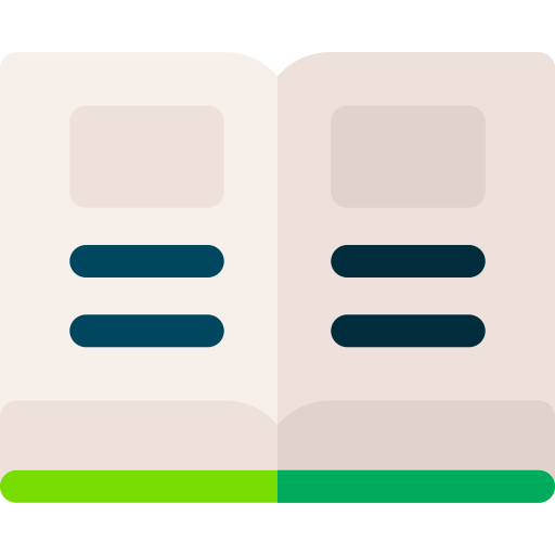 Open book Basic Rounded Flat icon