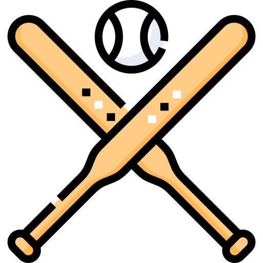 Bate de béisbol - Iconos gratis de deportes