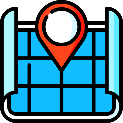 Mapa icono gratis