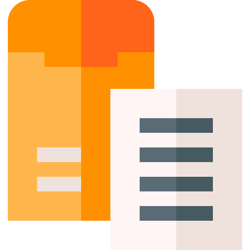 File Basic Straight Flat icon