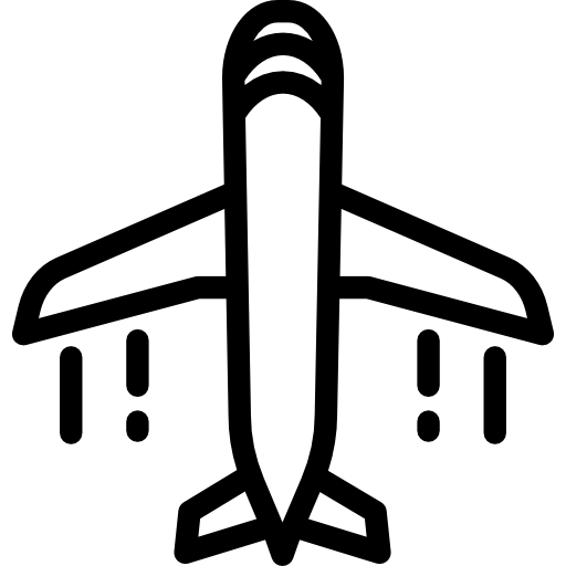 avión icono gratis