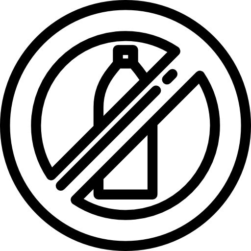 No liquids Detailed Rounded Lineal icon