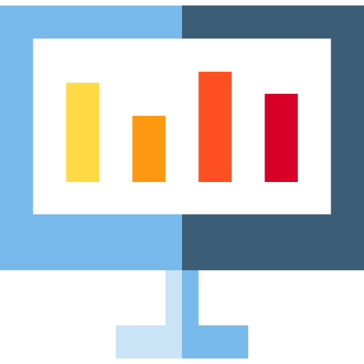 Presentation Basic Straight Flat icon