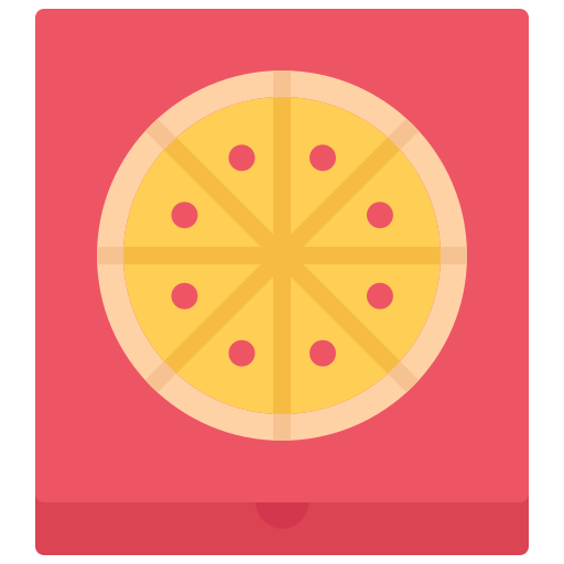 Caja de pizza icono gratis