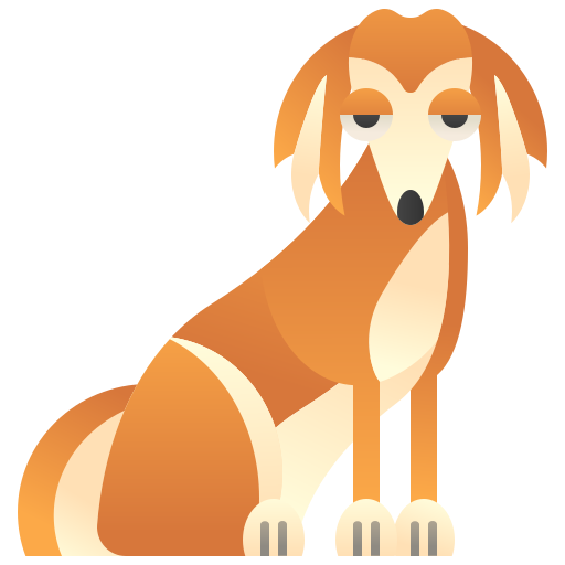 Saluki grátis ícone