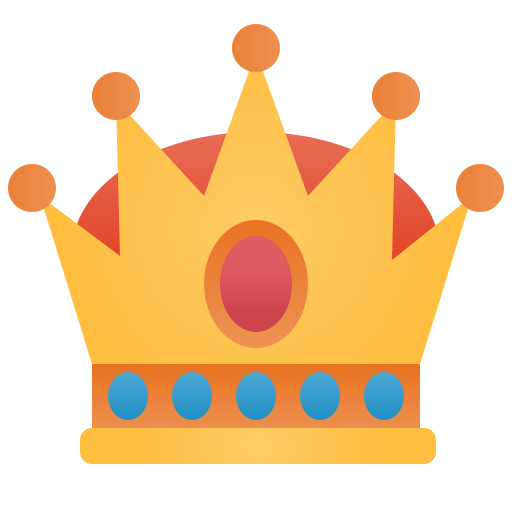 Crown Amethys Design Flat icon