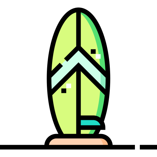 Tabla de surf icono gratis