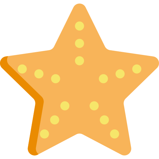 Estrella de mar icono gratis