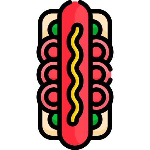 hot dog icono gratis