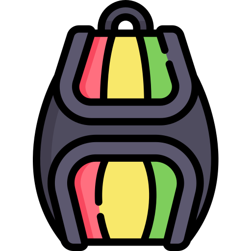 bolso de reggae icono gratis