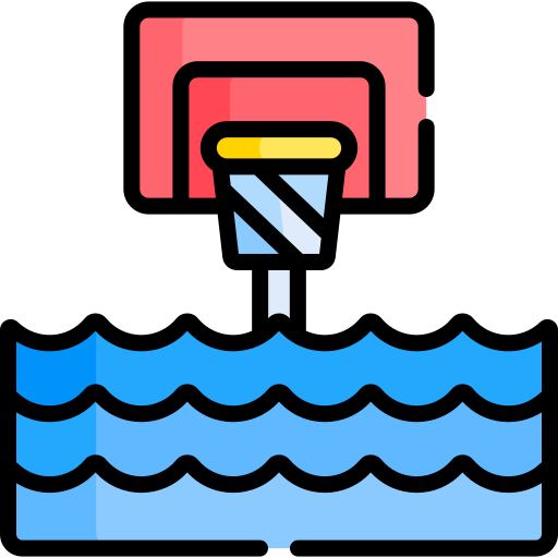 Water basketball Special Lineal color icon