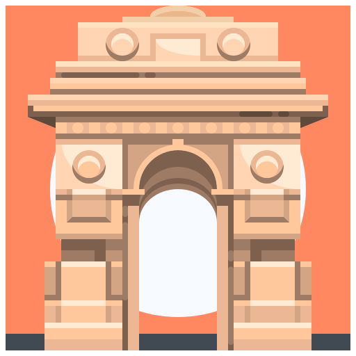 Puerta de la india icono gratis