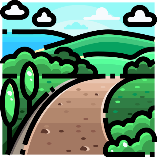 Carretera icono gratis