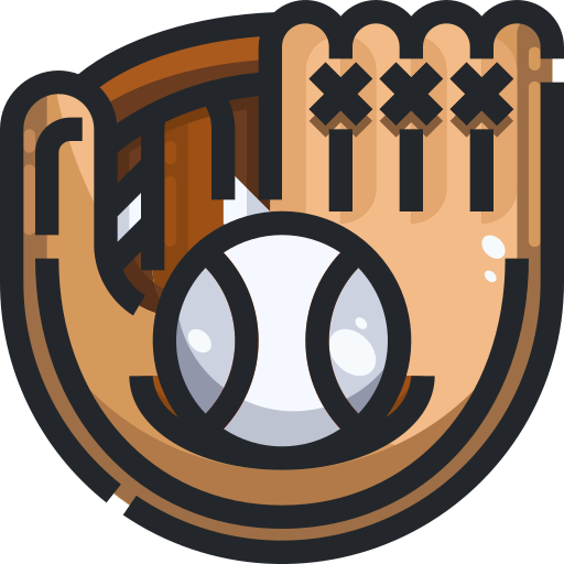 gant de baseball Icône gratuit gant de baseball Icône gratuit