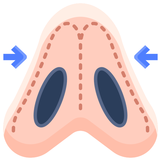 Rinoplastia icono gratis