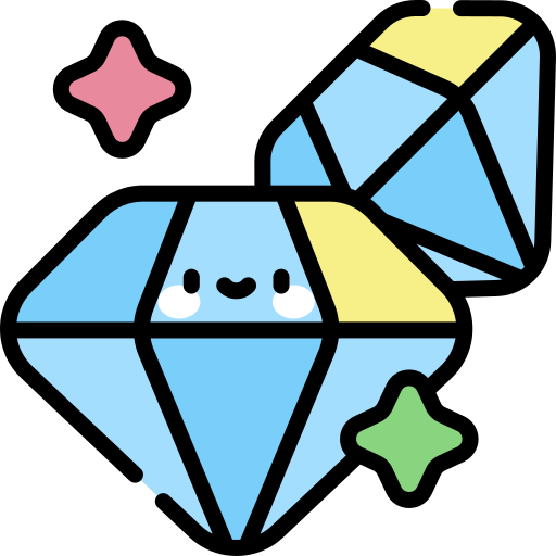 Diamantes icono gratis