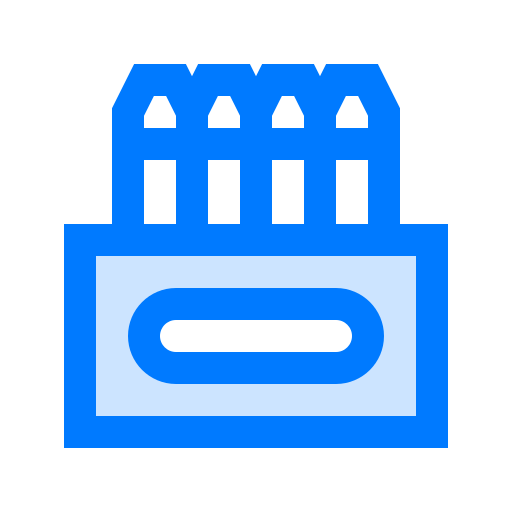 Lápices de color icono gratis